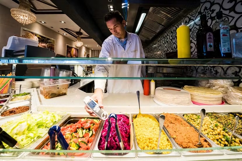 HACCP temperatuur lijsten: temperatuurcontrole met digitale thermometer