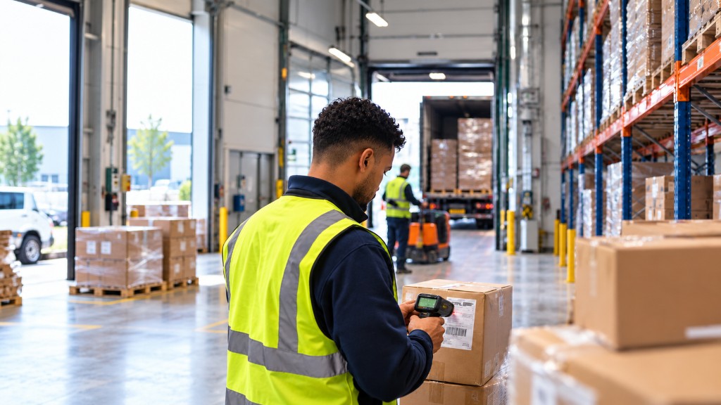 Magazijn en logistiek — TaskCheck voor laden, scannen en verzenden