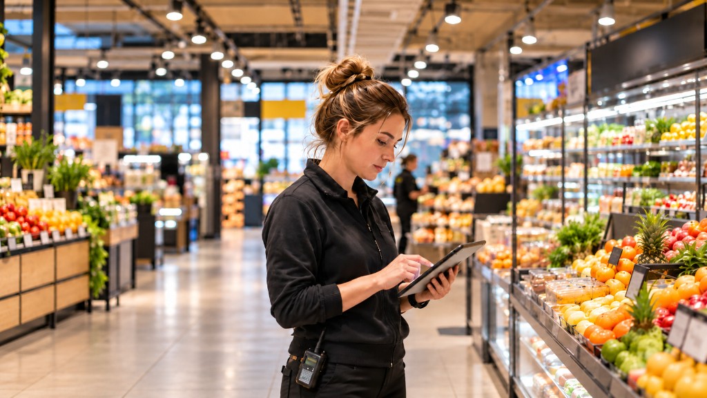 Winkelvloer in retail — TaskCheck voor schappen, temperatuur en opening